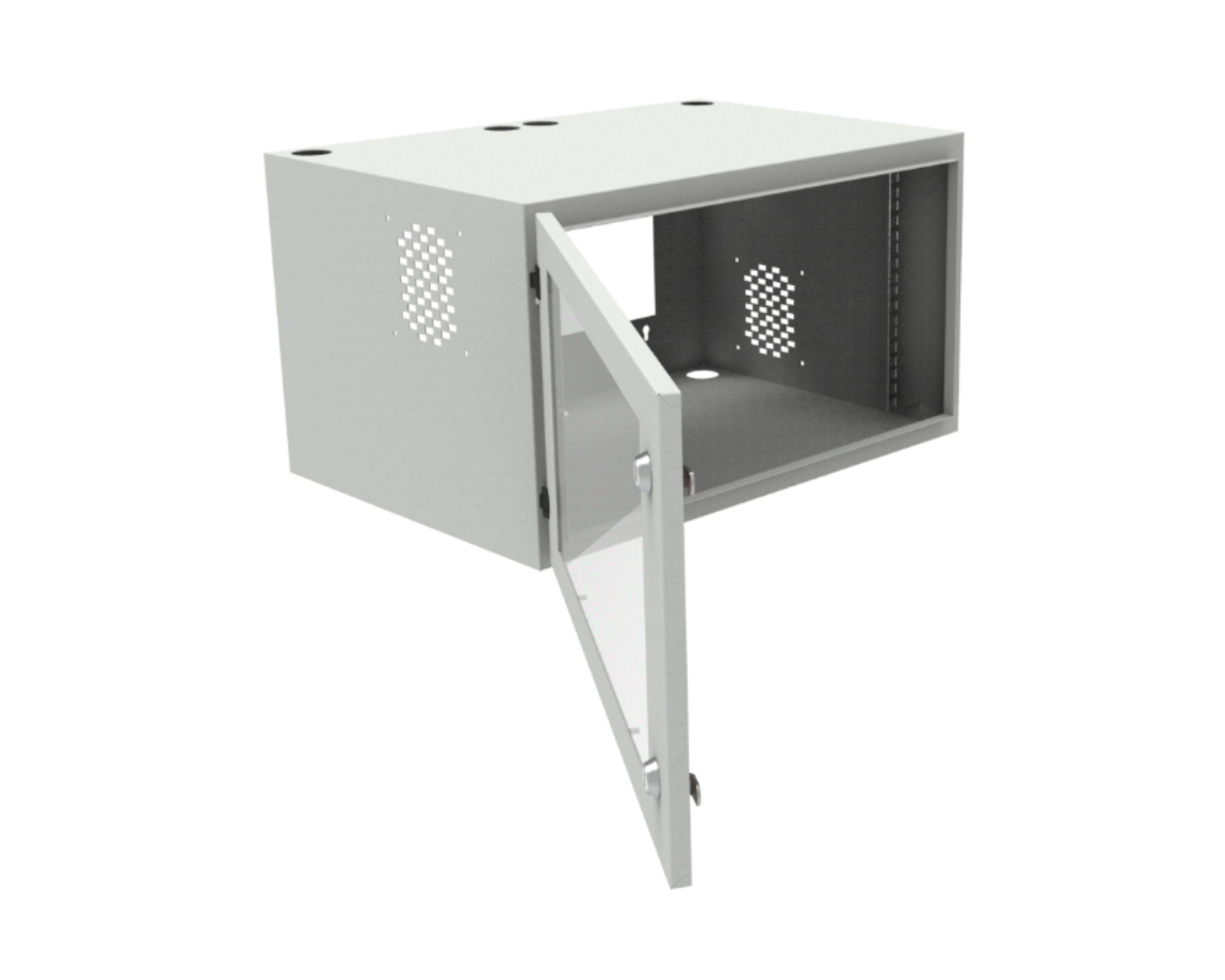 Indoor cabinets - wall-mounted: TPR-560/320/410-S-19"-6U-S-R7035