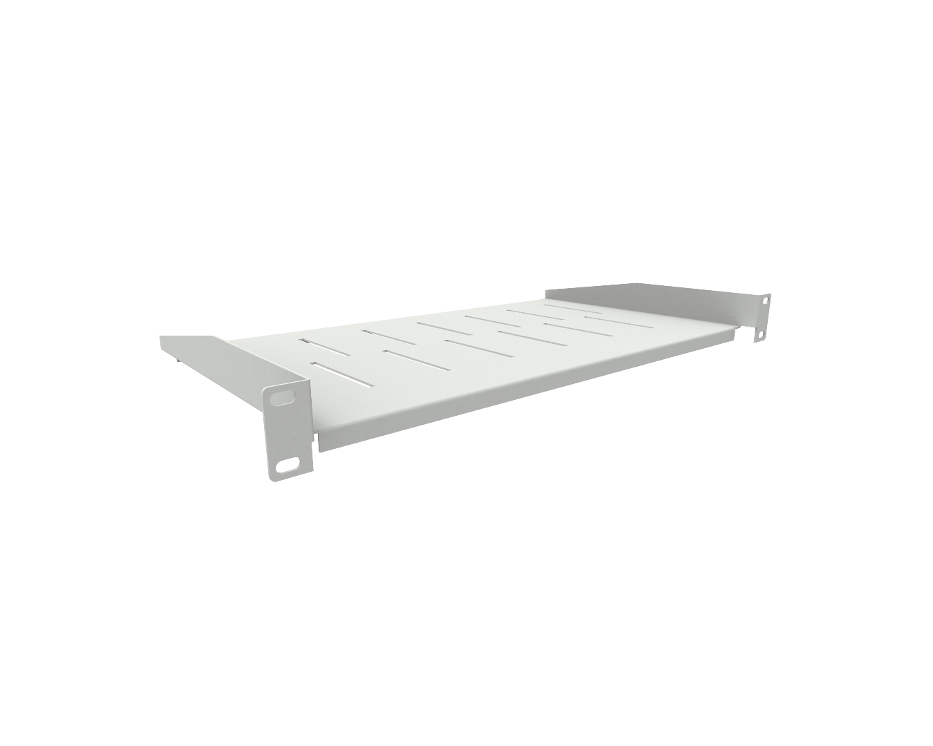 Rack shelfs - solid: PR-19"-260-1U-S-R7035