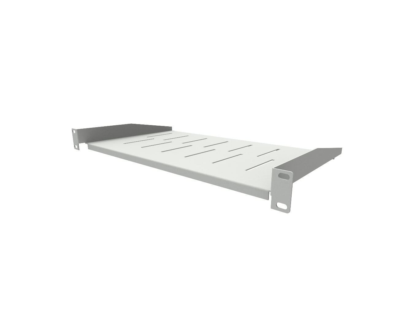 Rack shelfs - solid: PR-19"-350-1U-S-R7035