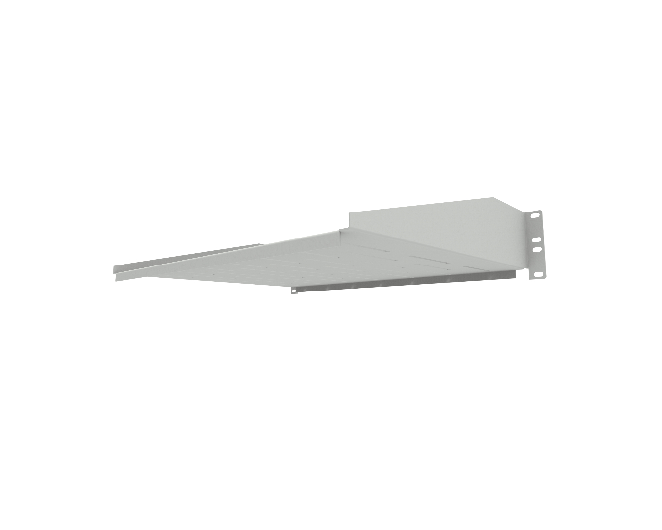 Rack shelfs - solid: PR-19"-350-2U-S-R7035