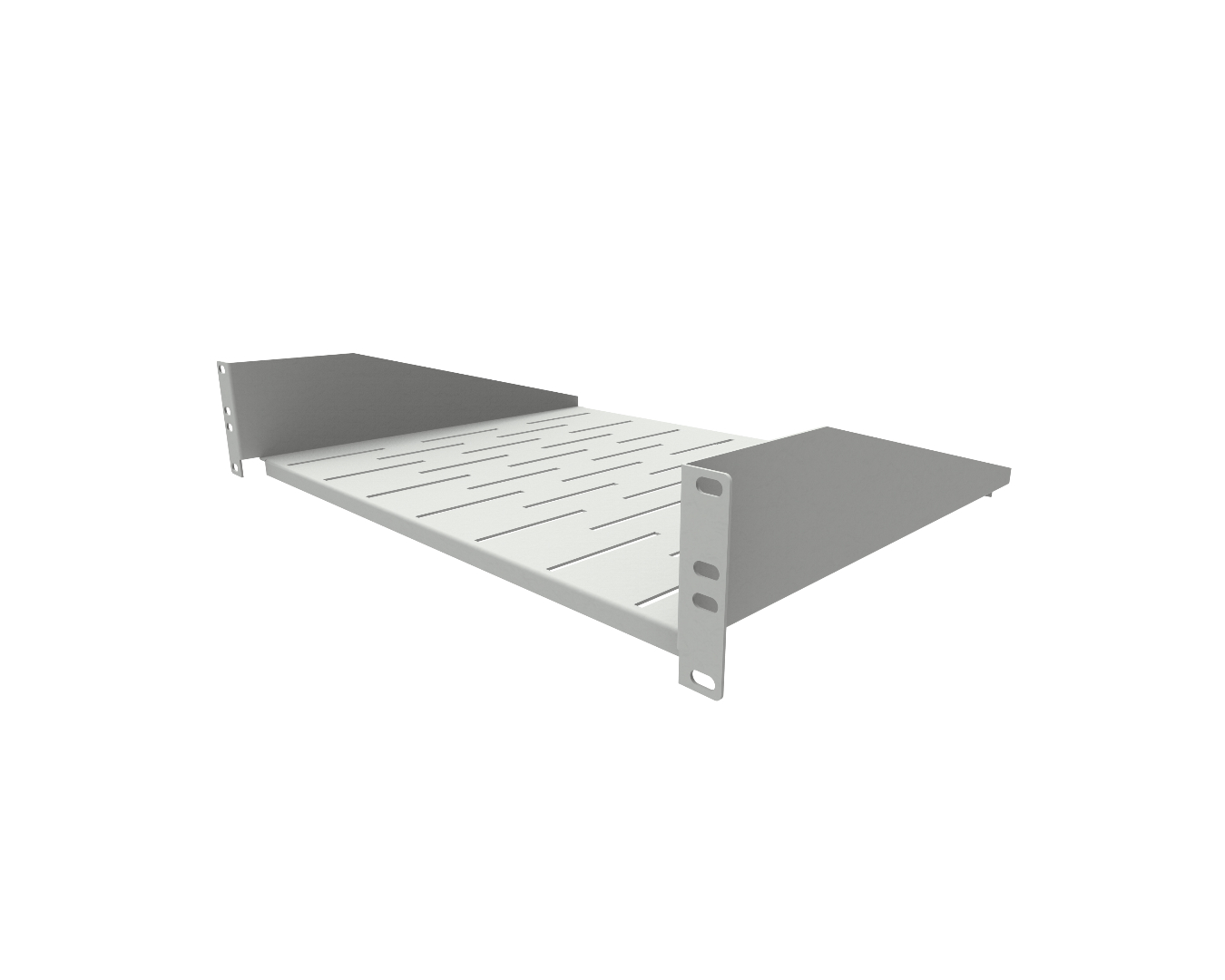Rack shelfs - solid: PR-19"-350-2U-S-R7035